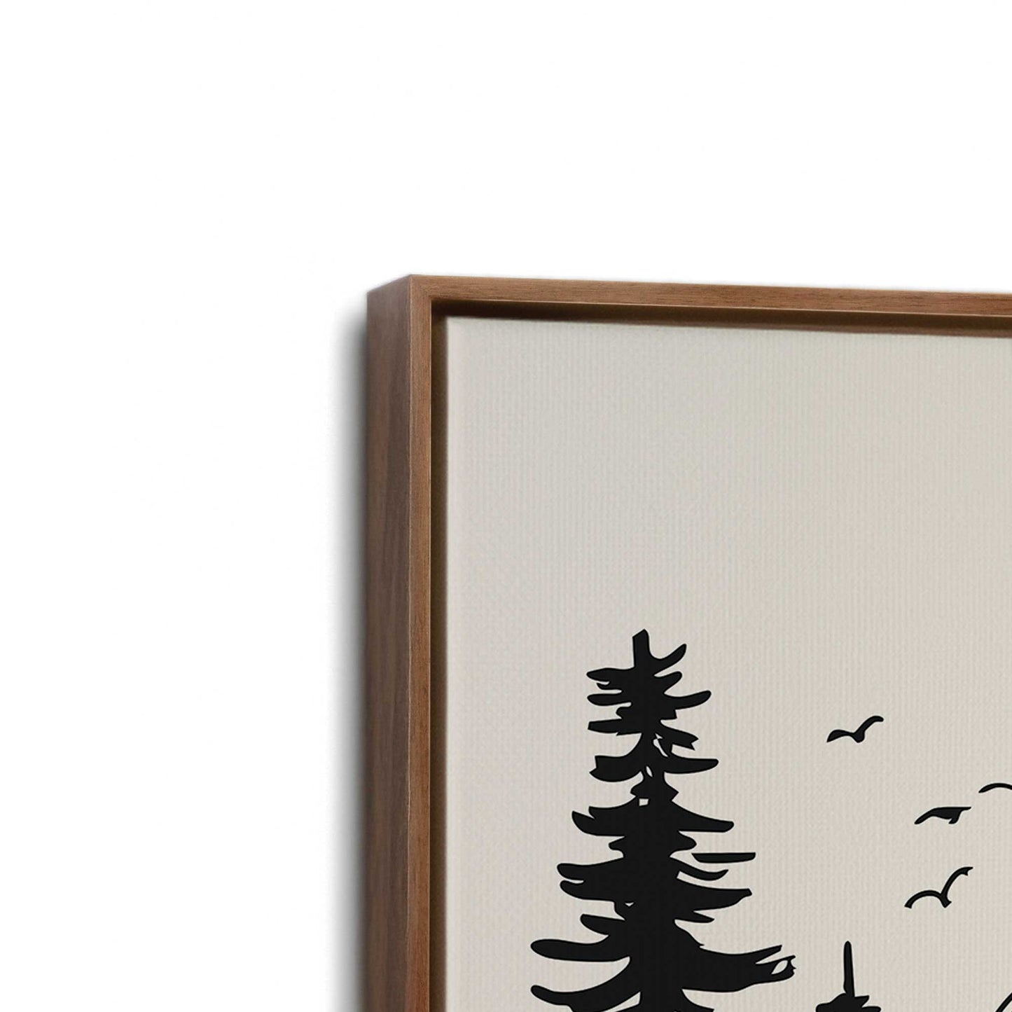 [Color:Walnut], Picture of the corner of the art