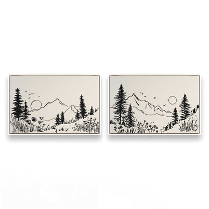 [Color:Opaque White], Picture of art in a White frame