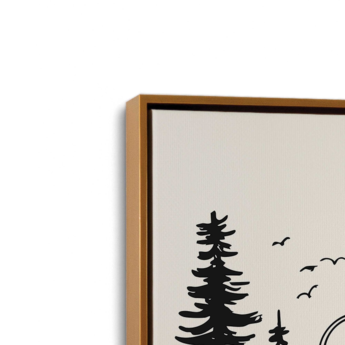 [Color:Polished Gold], Picture of the corner of the art