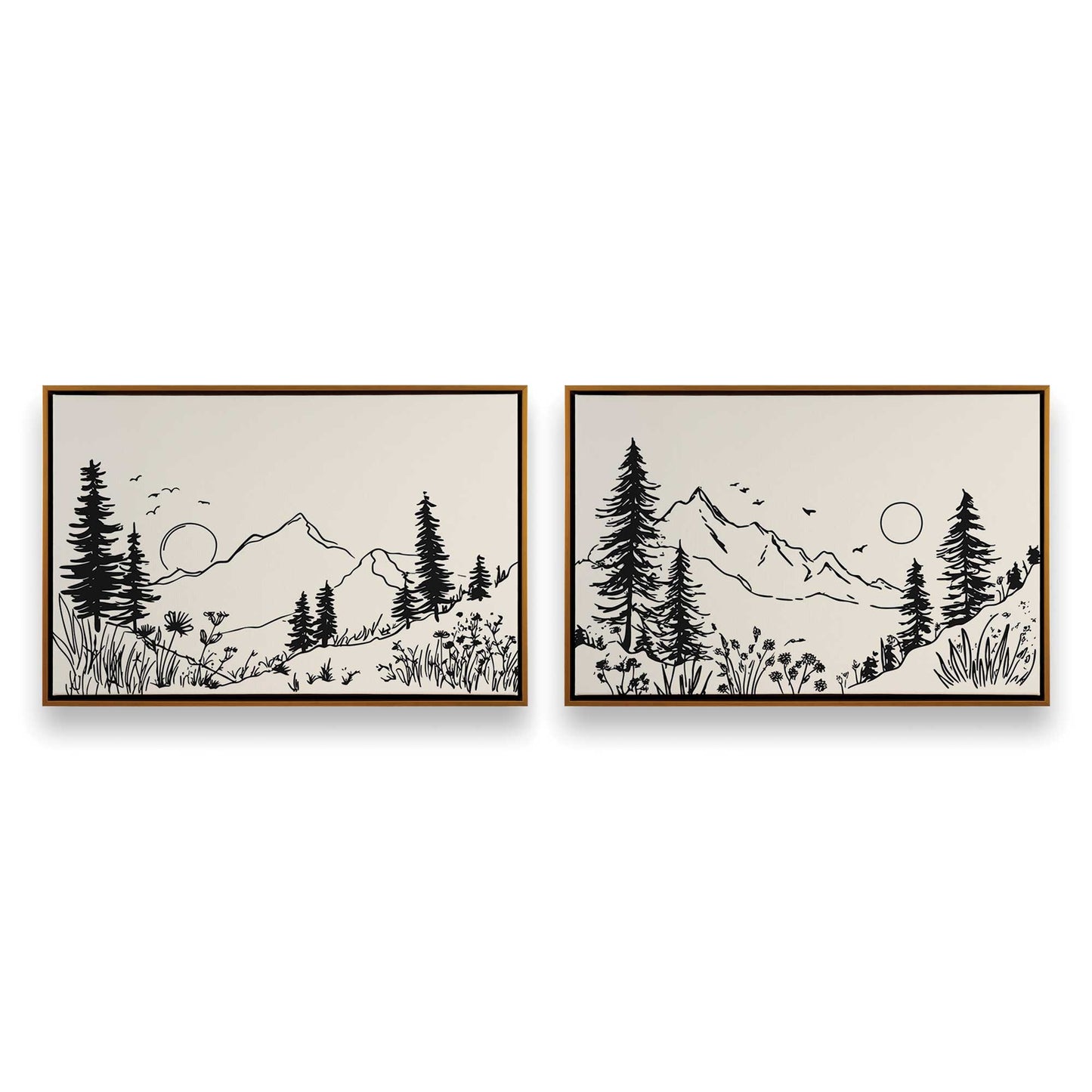 [Color:Polished Gold], Picture of art in a Polished Gold frame