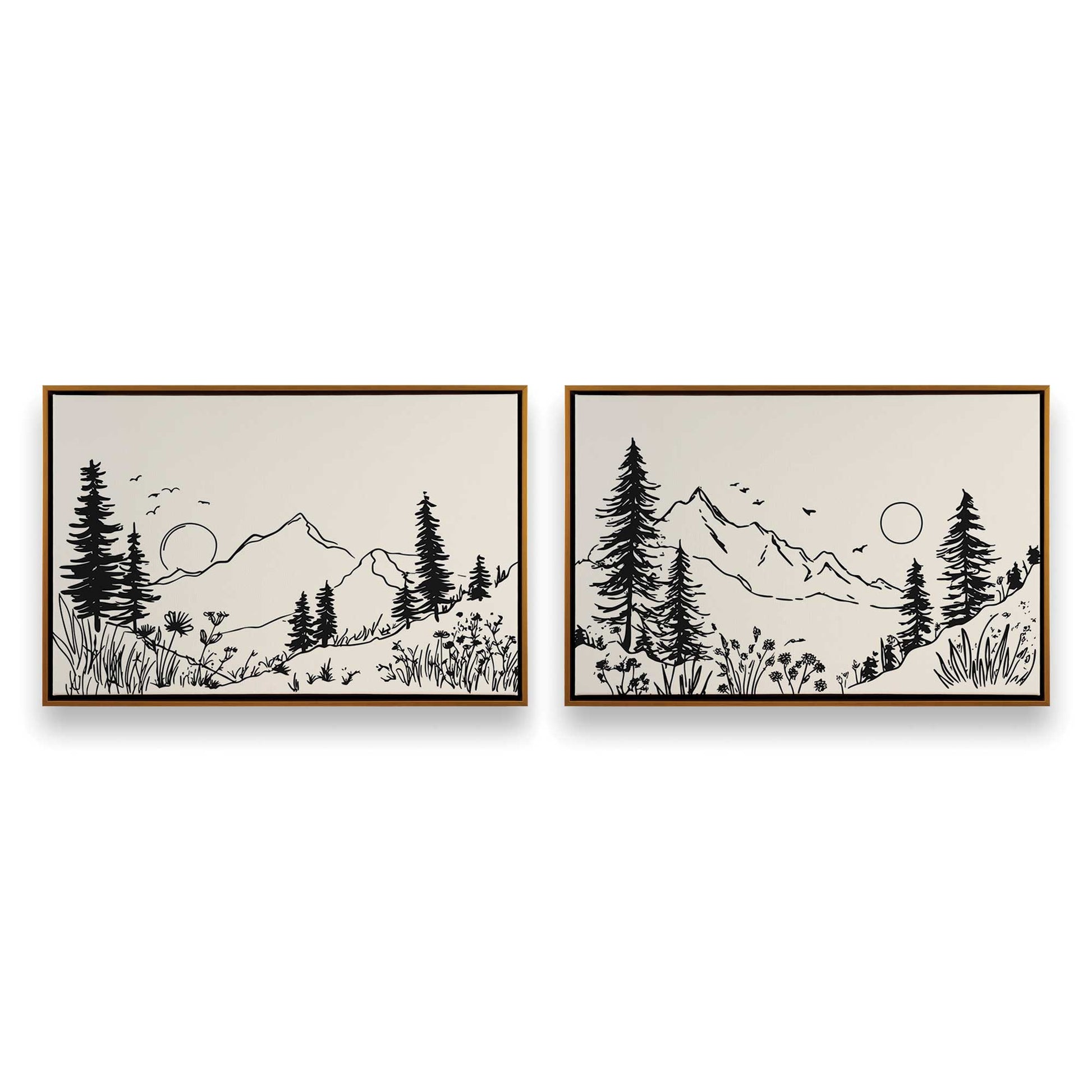 [Color:Polished Gold], Picture of art in a Polished Gold frame