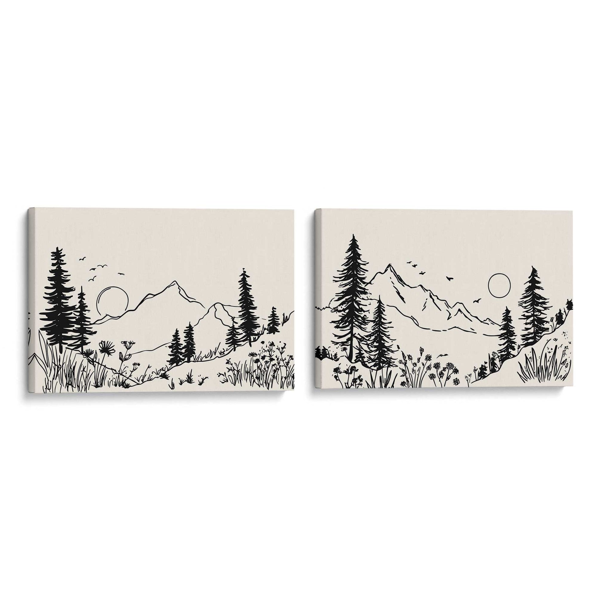 [Color:Stretched Canvas], Picture of art at an angle