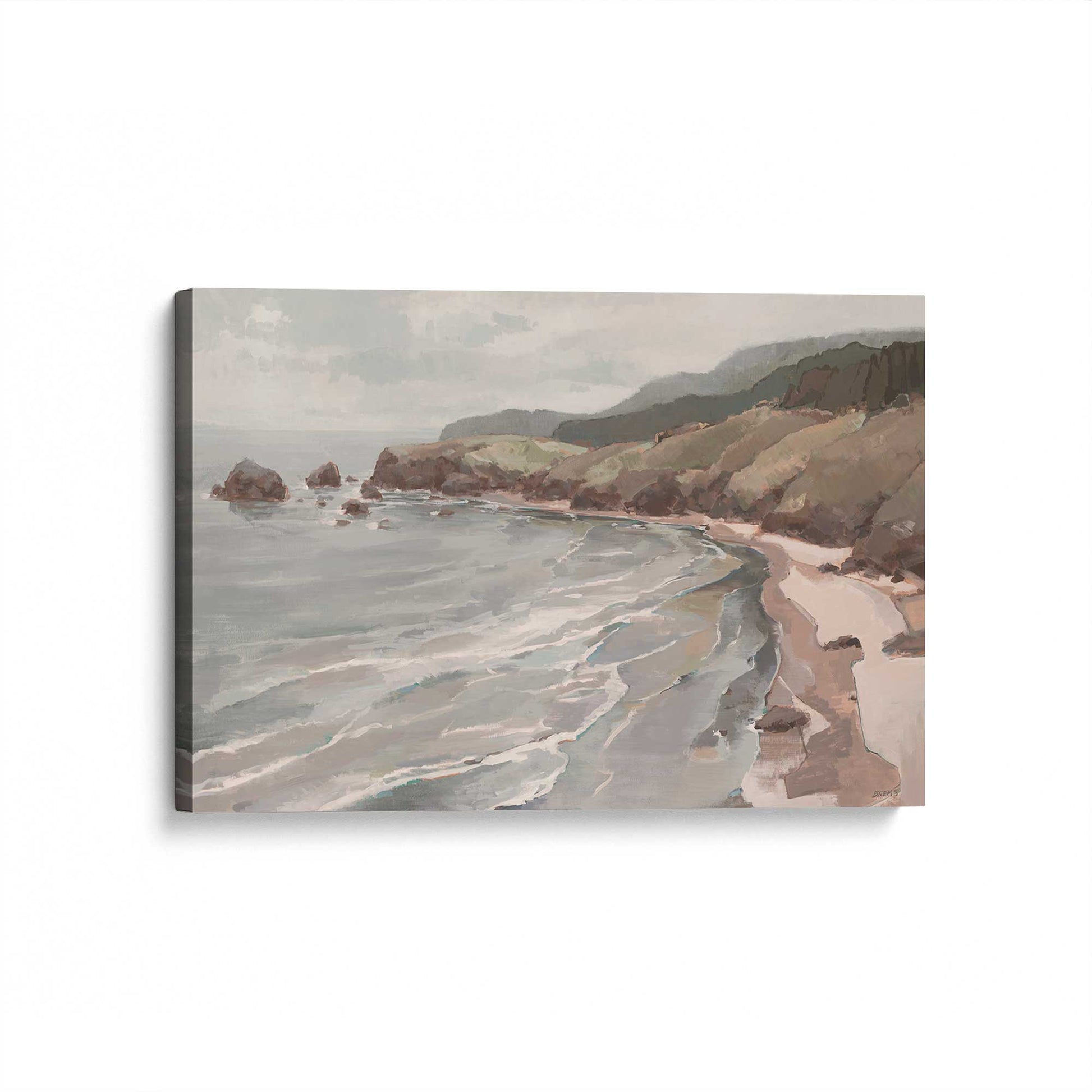 [Color:Stretched Canvas], Picture of art at an angle