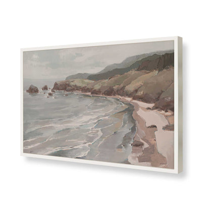 [Color:Opaque White], Picture of art in a Opaque White frame of the corner