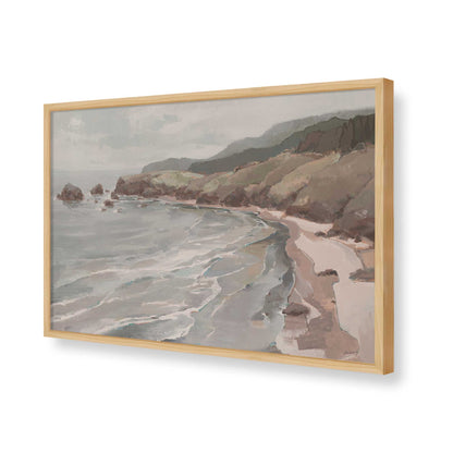[Color:American Maple], Picture of art in a American Maple frame of the corner