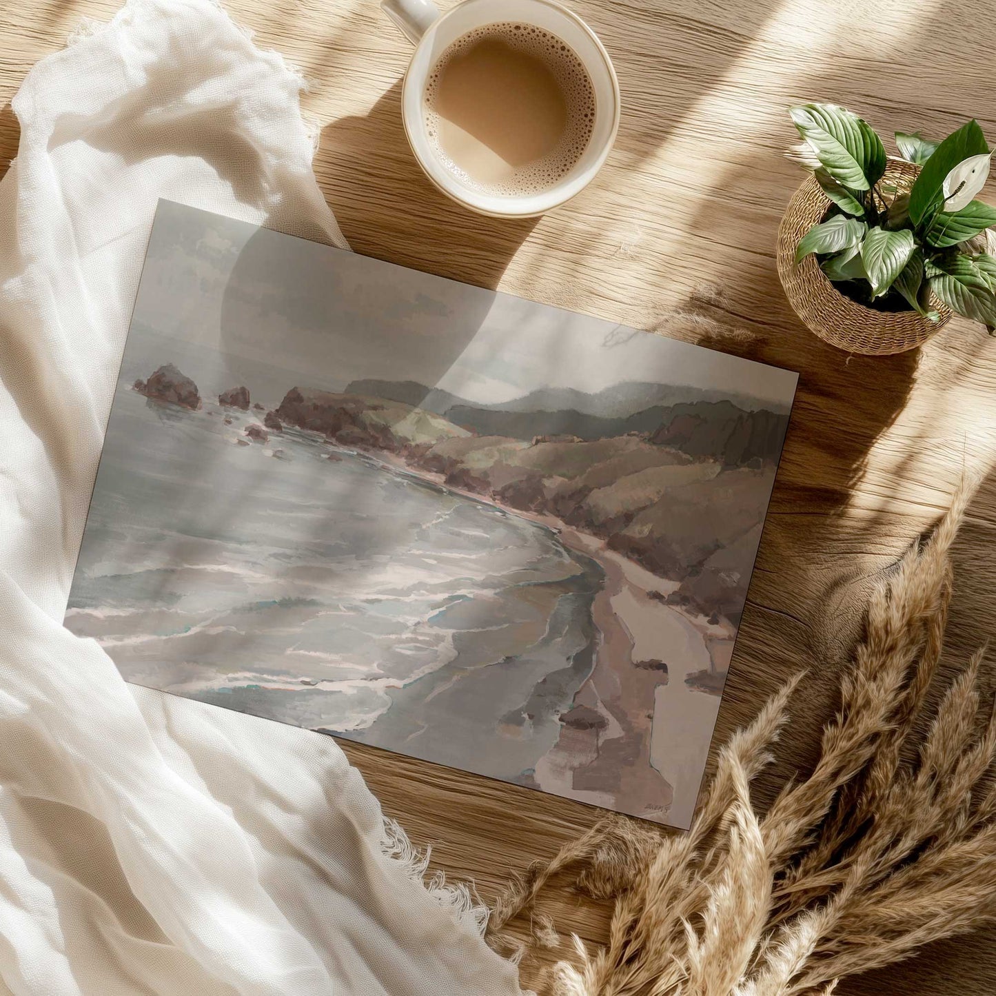[Color:Rolled Print], Picture of close up of art