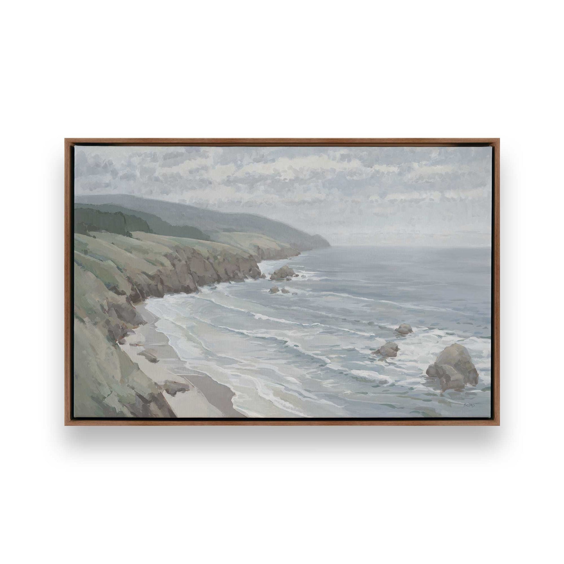 [Color:Walnut], Picture of art in a Walnut frame