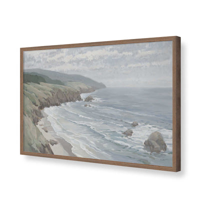 [Color:Walnut], Picture of art in a Walnut frame of the corner