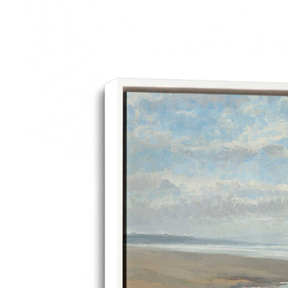 [Color:Opaque White], Picture of art in a White frame at an angle