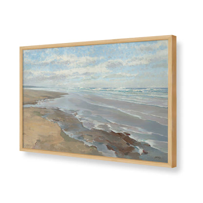 [Color:American Maple], Picture of art in a American Maple frame of the corner