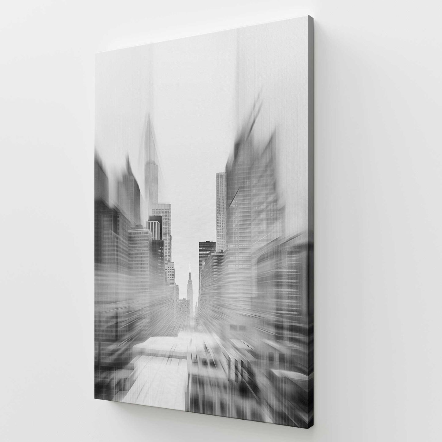 [Color:Stretched Canvas], Picture of art at an angle