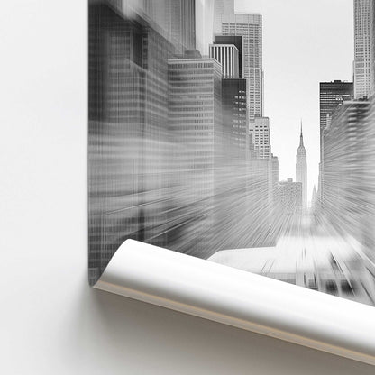 NYC City Rhythms Promotional Rolled Print