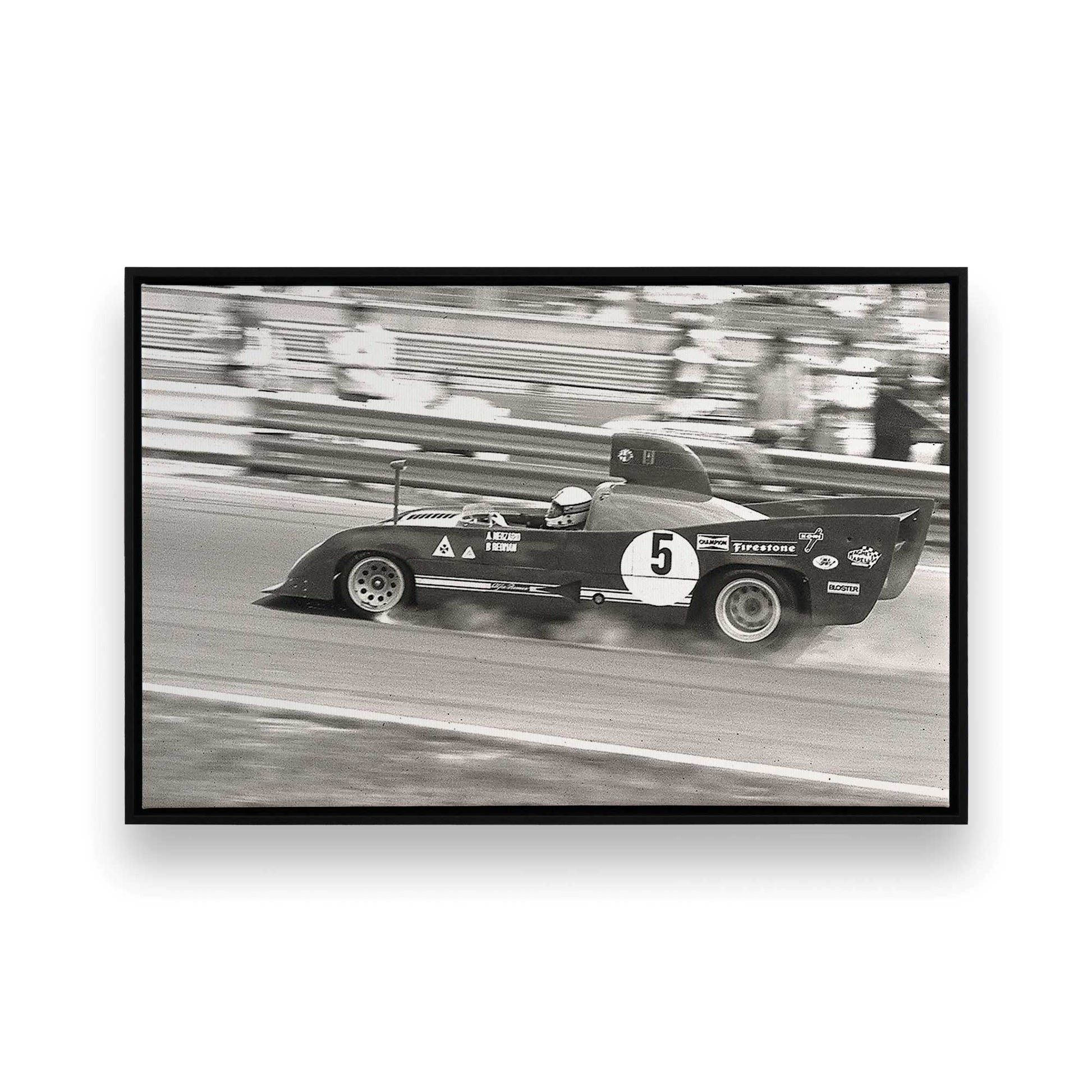 [Color:Satin Black], Picture of art in a Satin Black frame