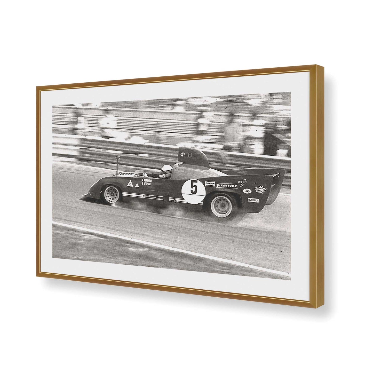 [Color:Polished Gold], Picture of art in a Polished Gold frame of the corner