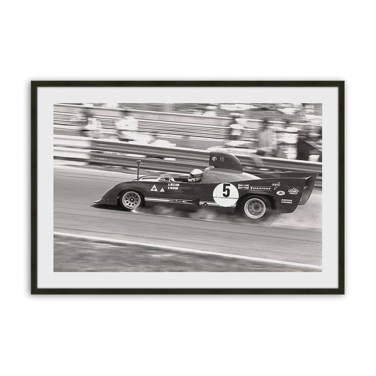 [Color:Satin Black], Picture of art in a Satin Black frame