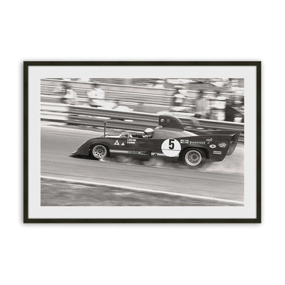 [Color:Satin Black], Picture of art in a Satin Black frame