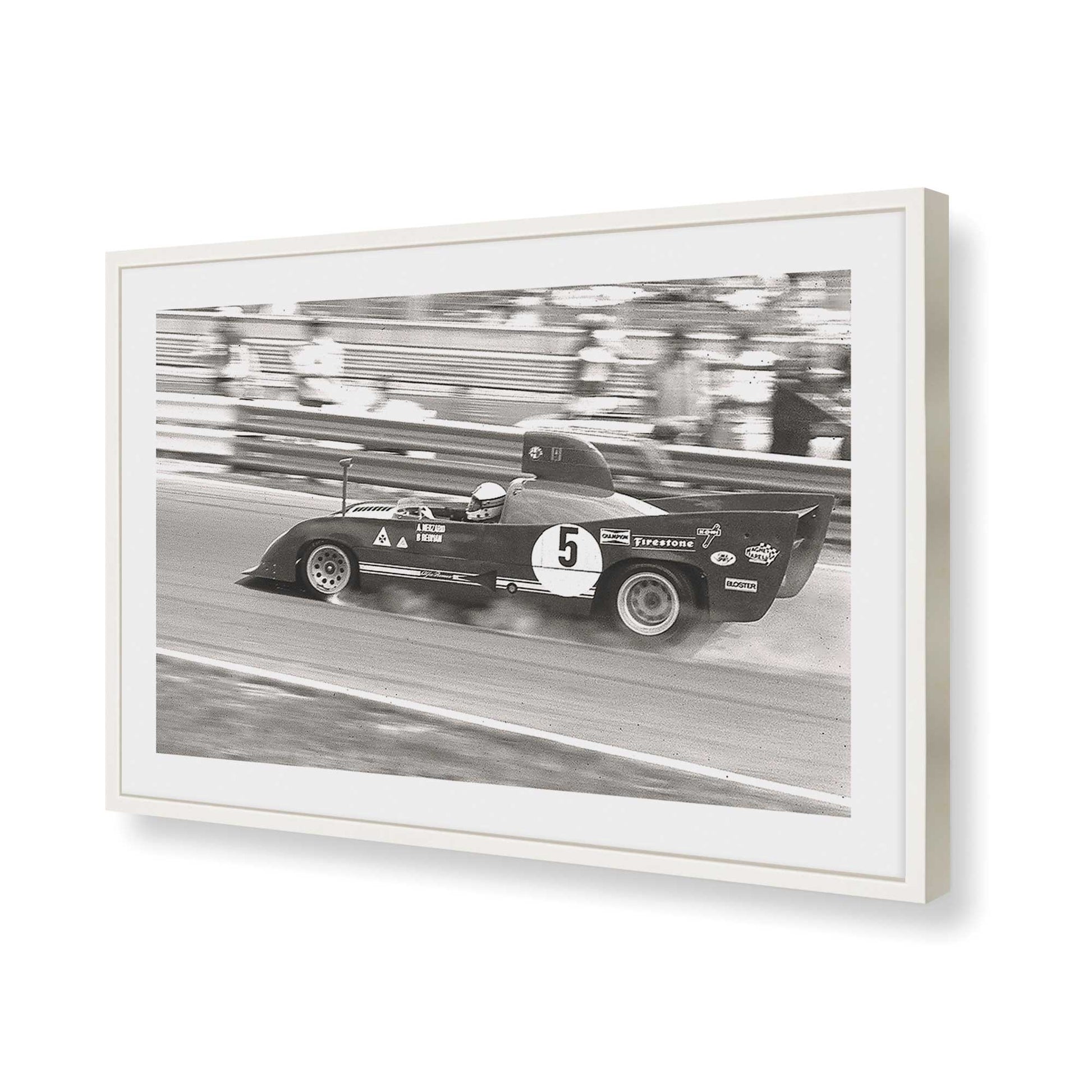 [Color:Opaque White], Picture of art in a Opaque White frame of the corner