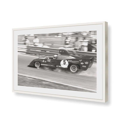 [Color:Opaque White], Picture of art in a Opaque White frame of the corner