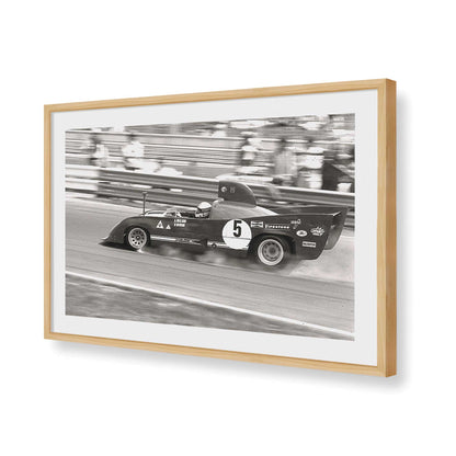 [Color:American Maple], Picture of art in a American Maple frame of the corner