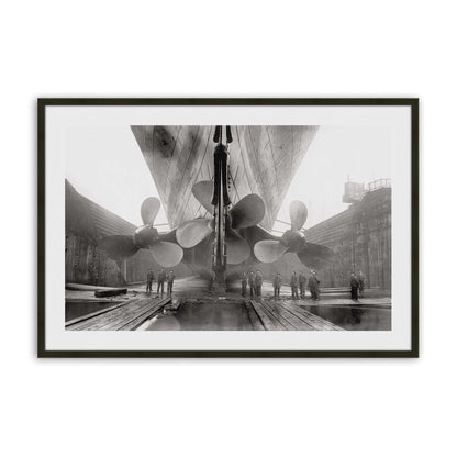 [Color:Satin Black], Picture of art in a Satin Black frame