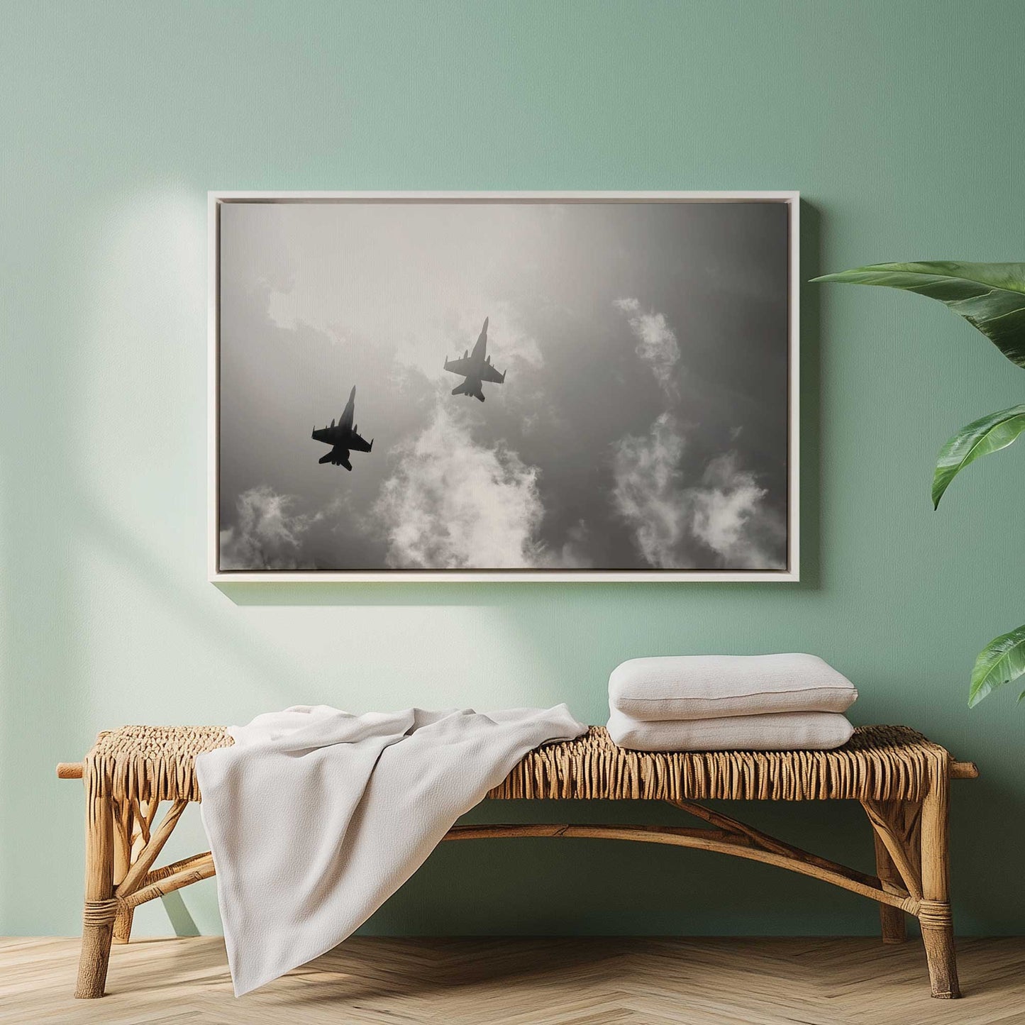 Picture of art in a room