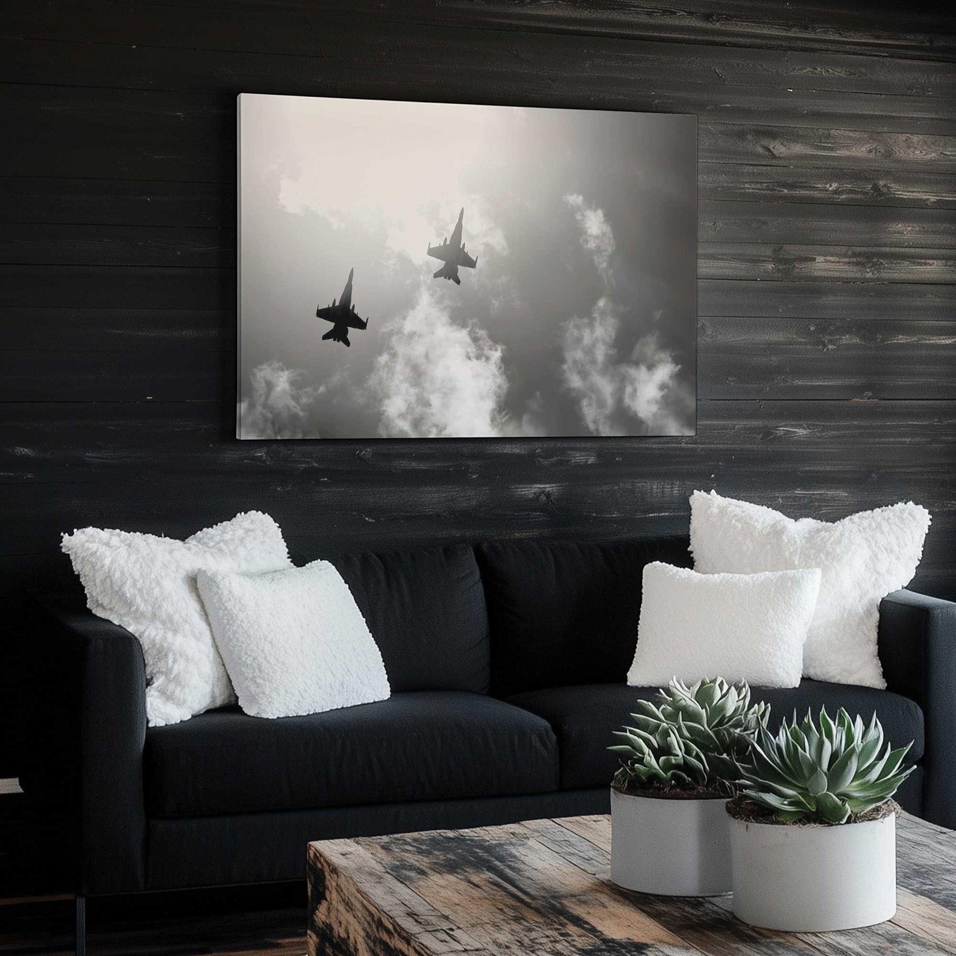 Picture of art in a room