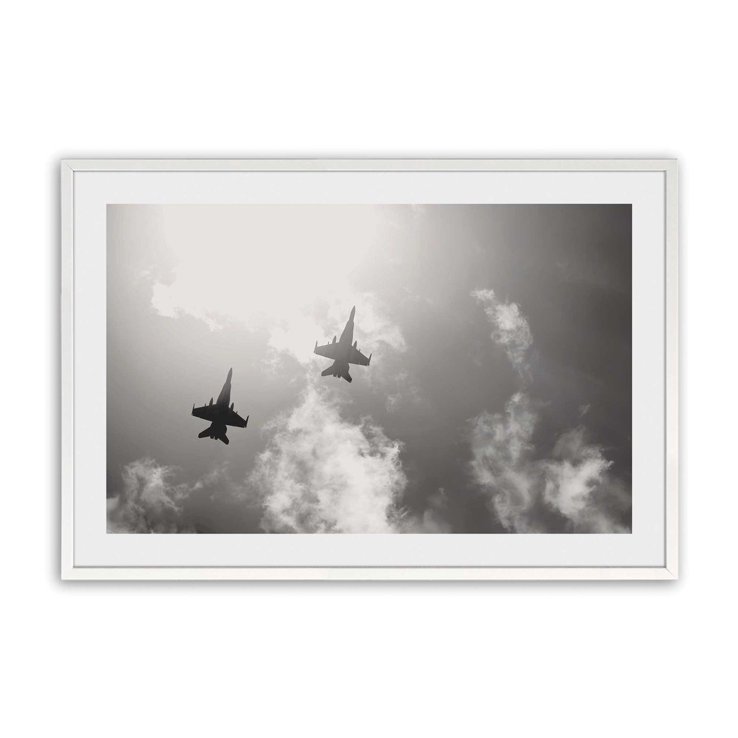 [Color:Opaque White], Picture of art in a Opaque White frame
