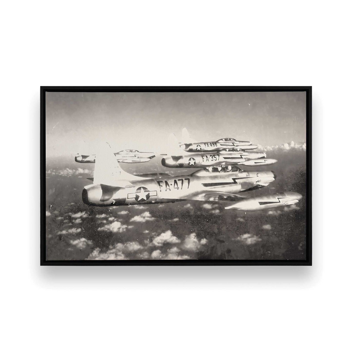 [Color:Satin Black], Picture of art in a Satin Black frame