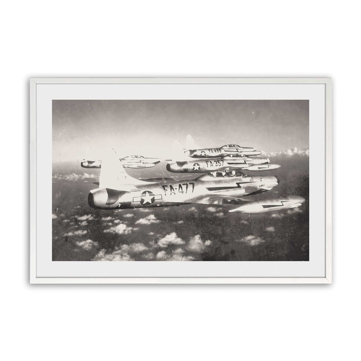 [Color:Opaque White], Picture of art in a Opaque White frame