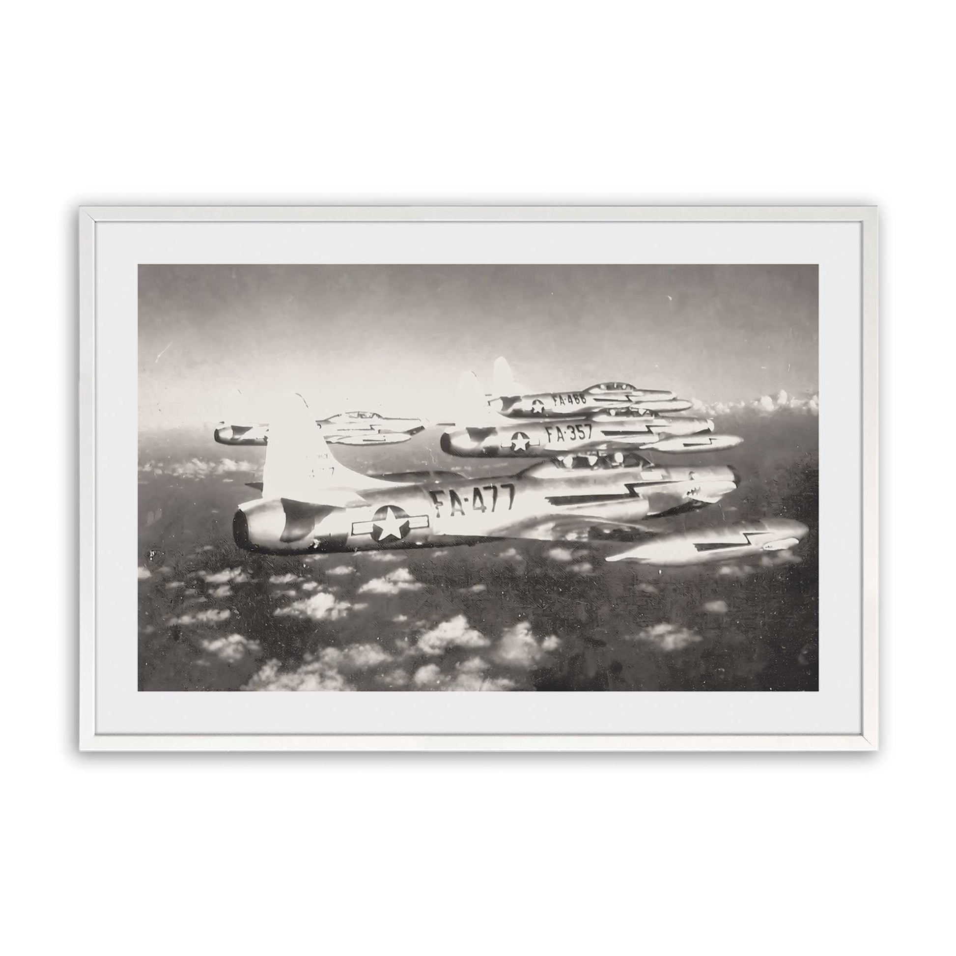 [Color:Opaque White], Picture of art in a Opaque White frame