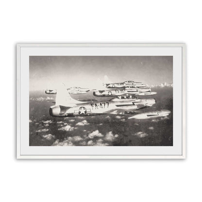 [Color:Opaque White], Picture of art in a Opaque White frame