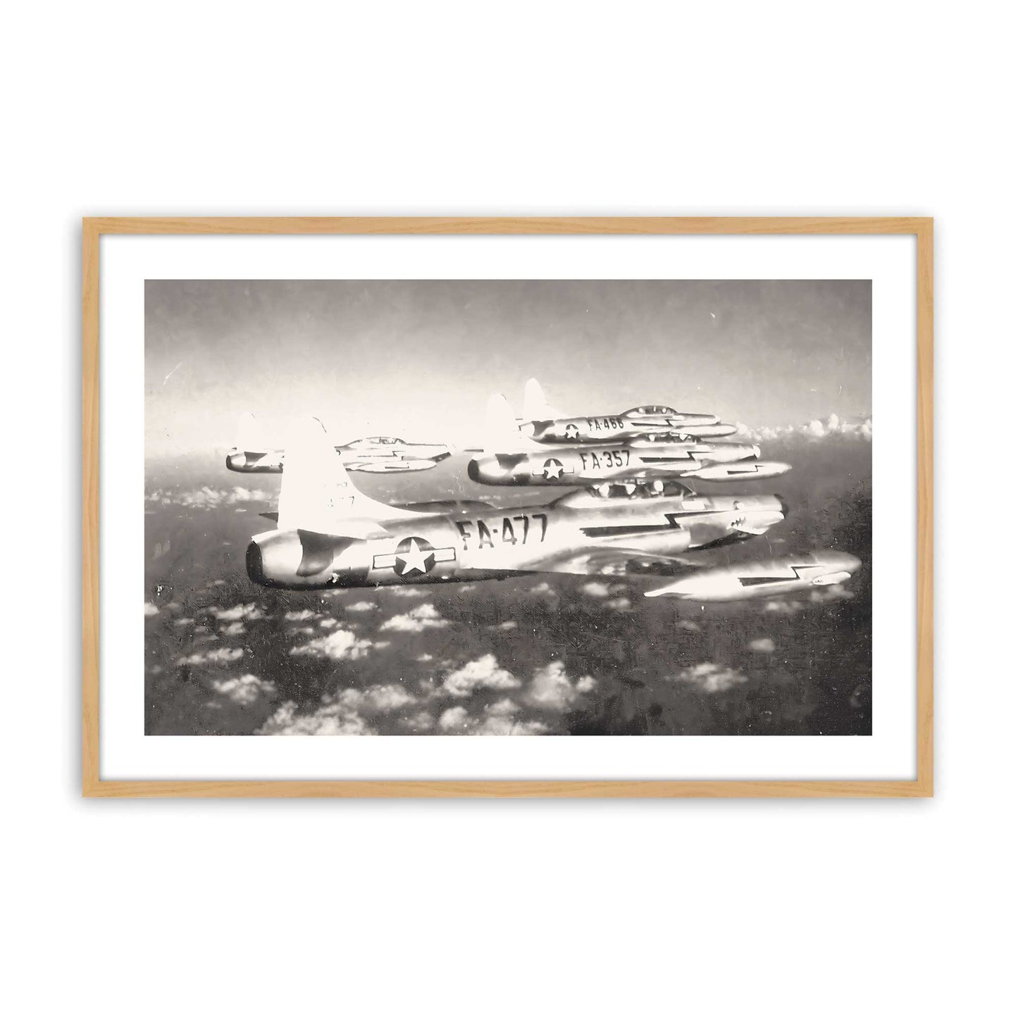 [Color:American Maple], Picture of art in a American Maple frame