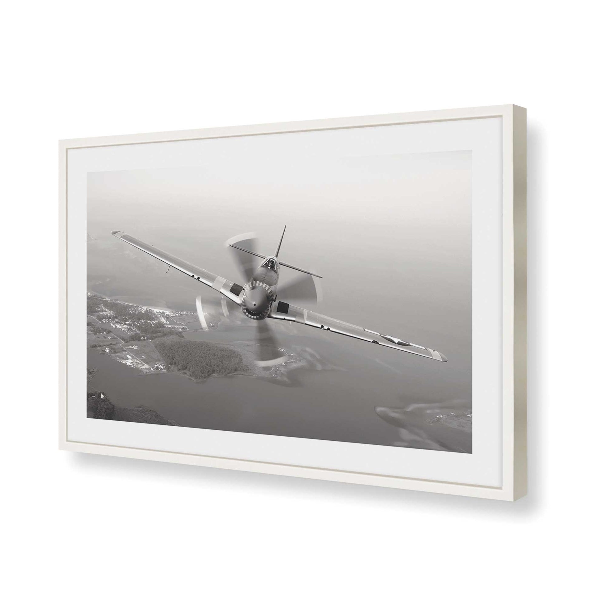 [Color:Opaque White], Picture of art in a Opaque White frame of the corner