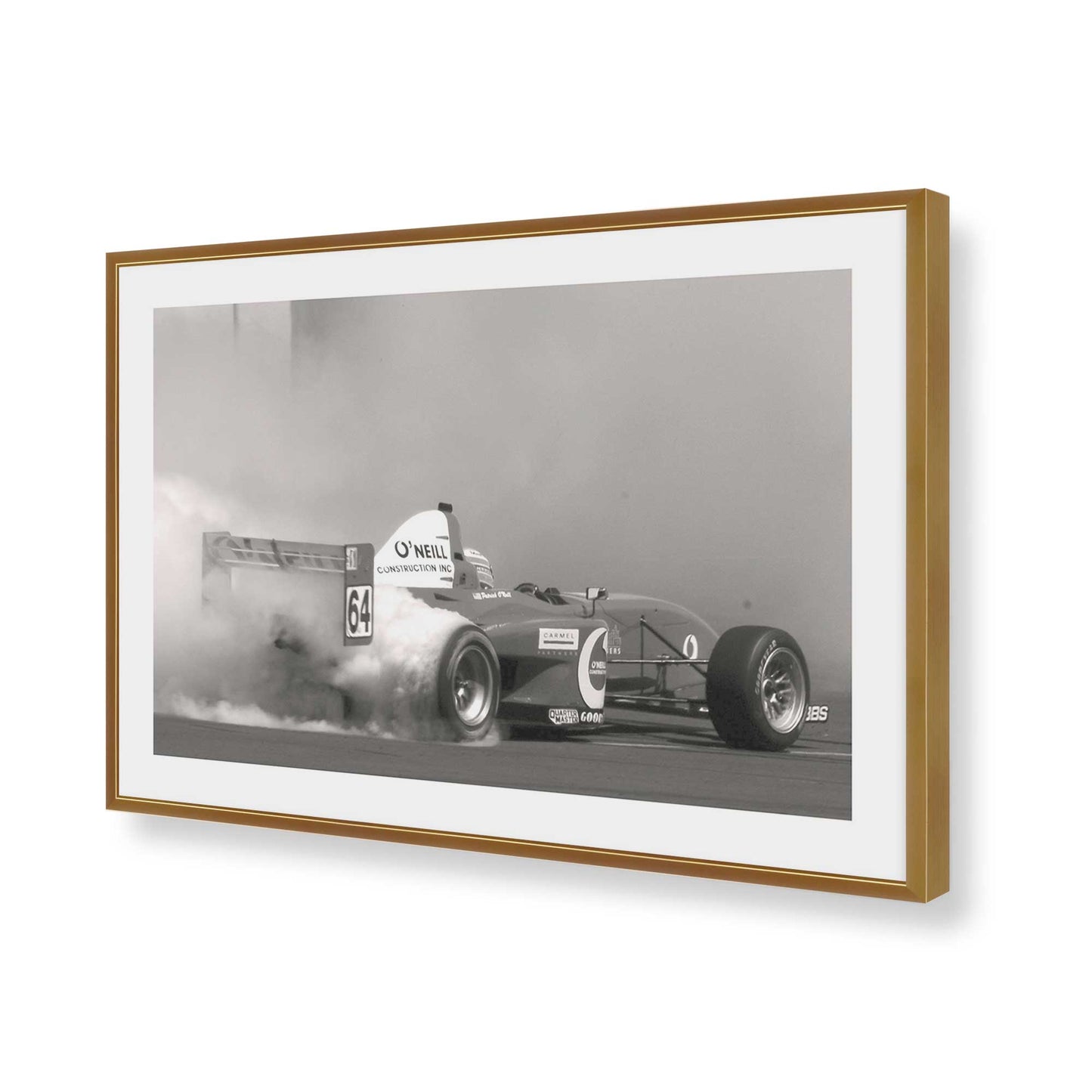 [Color:Polished Gold], Picture of art in a Polished Gold frame of the corner