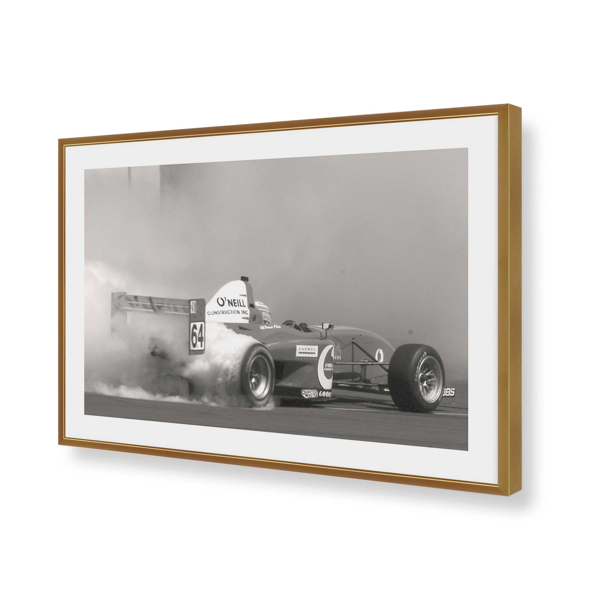 [Color:Polished Gold], Picture of art in a Polished Gold frame of the corner