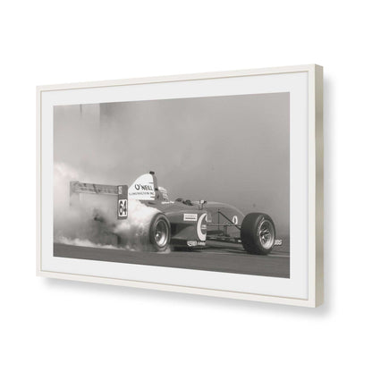 [Color:Opaque White], Picture of art in a Opaque White frame of the corner