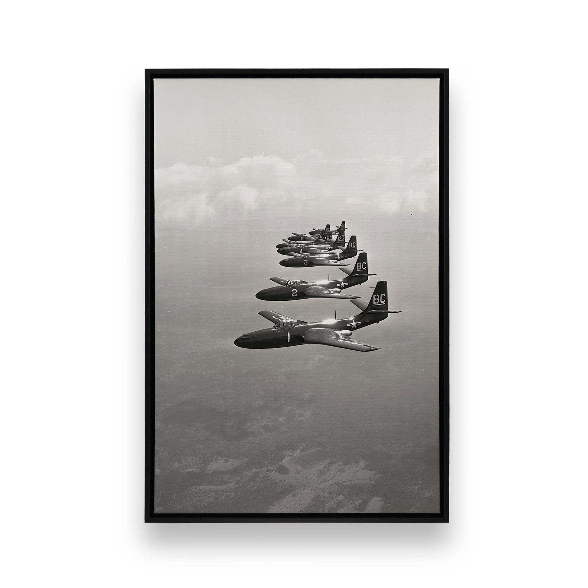 [Color:Satin Black], Picture of art in a Satin Black frame