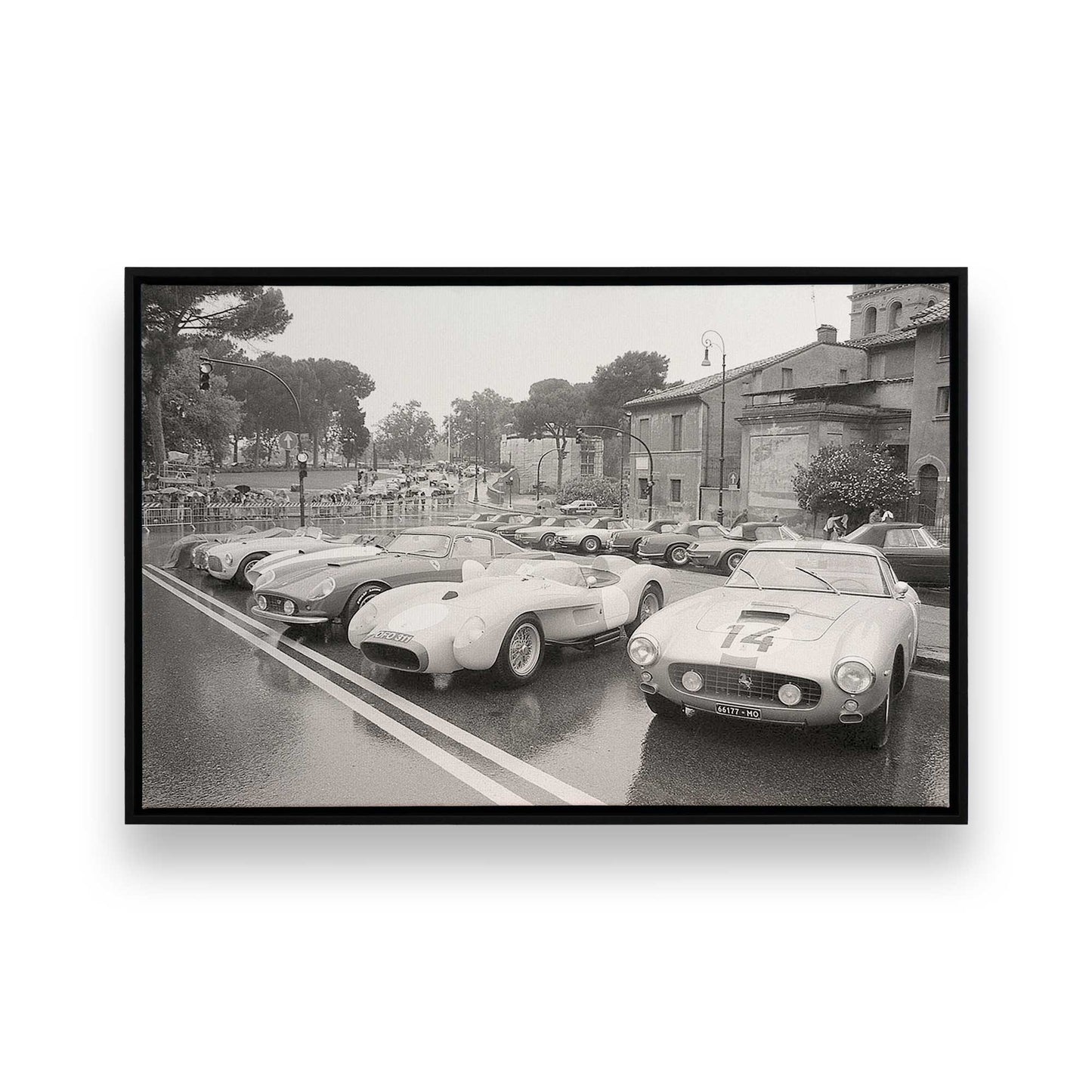 [Color:Satin Black], Picture of art in a Satin Black frame