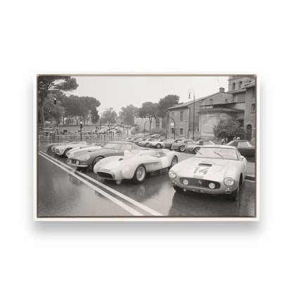 [Color:Opaque White], Picture of art in a White frame