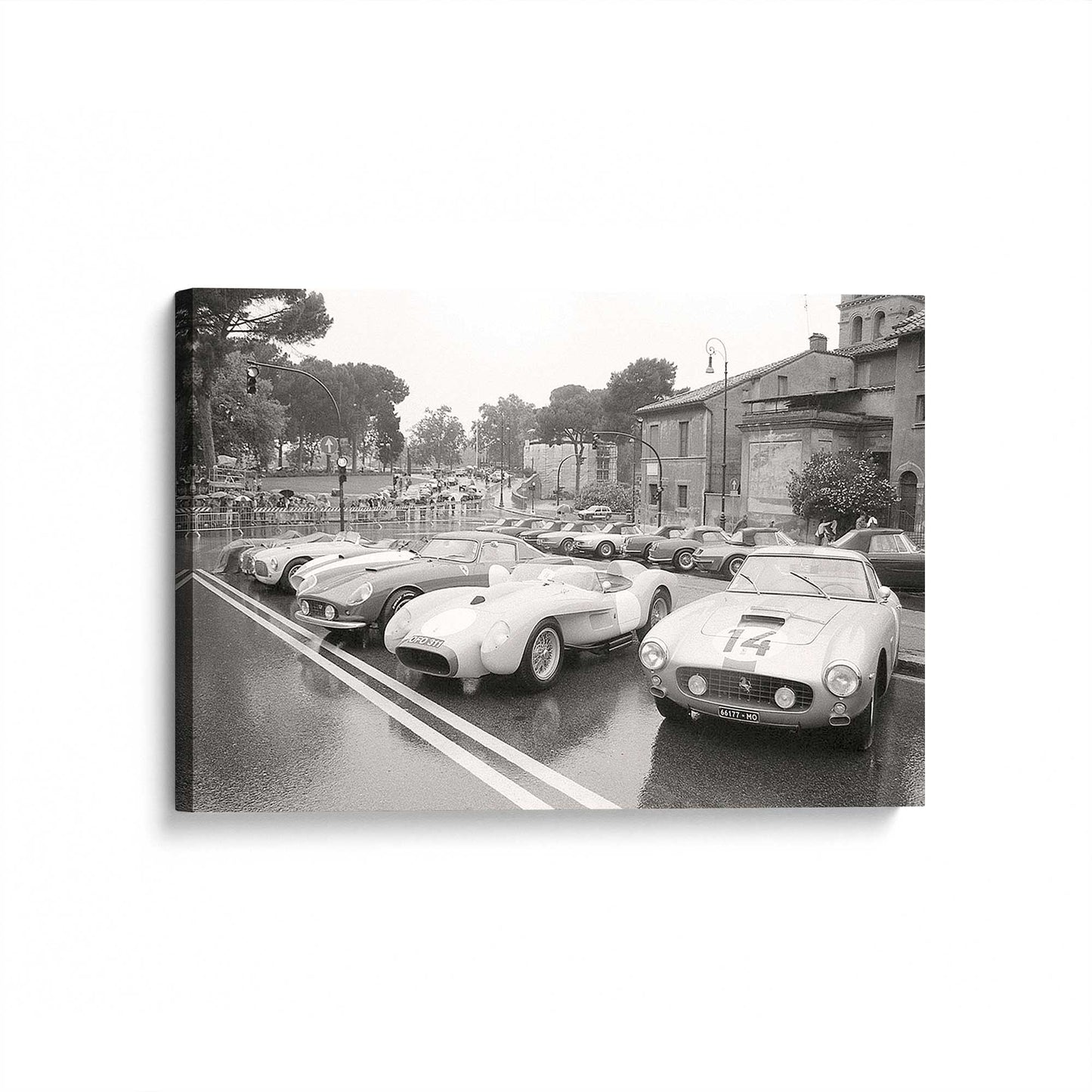 [Color:Stretched Canvas], Picture of art at an angle