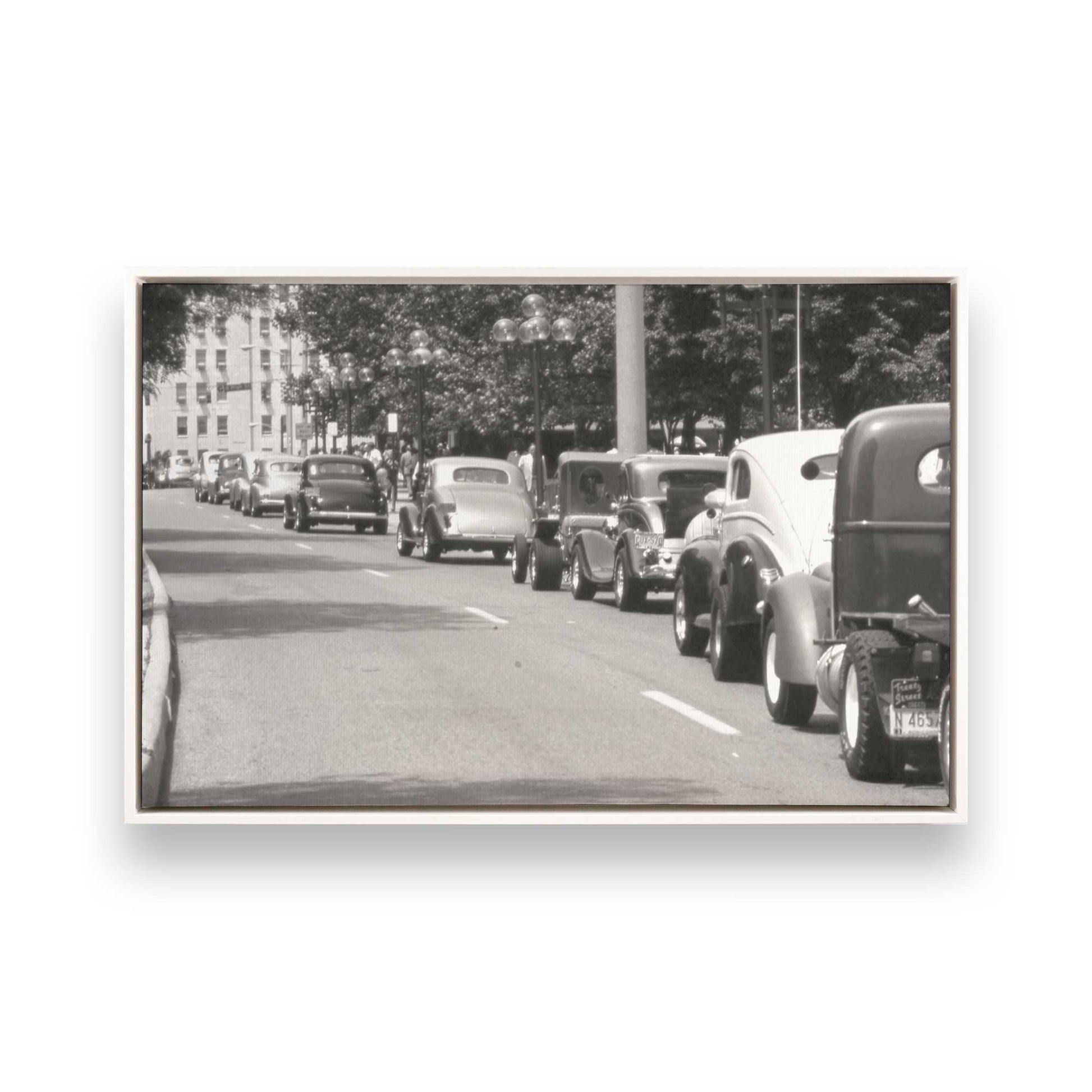 [Color:Opaque White], Picture of art in a White frame