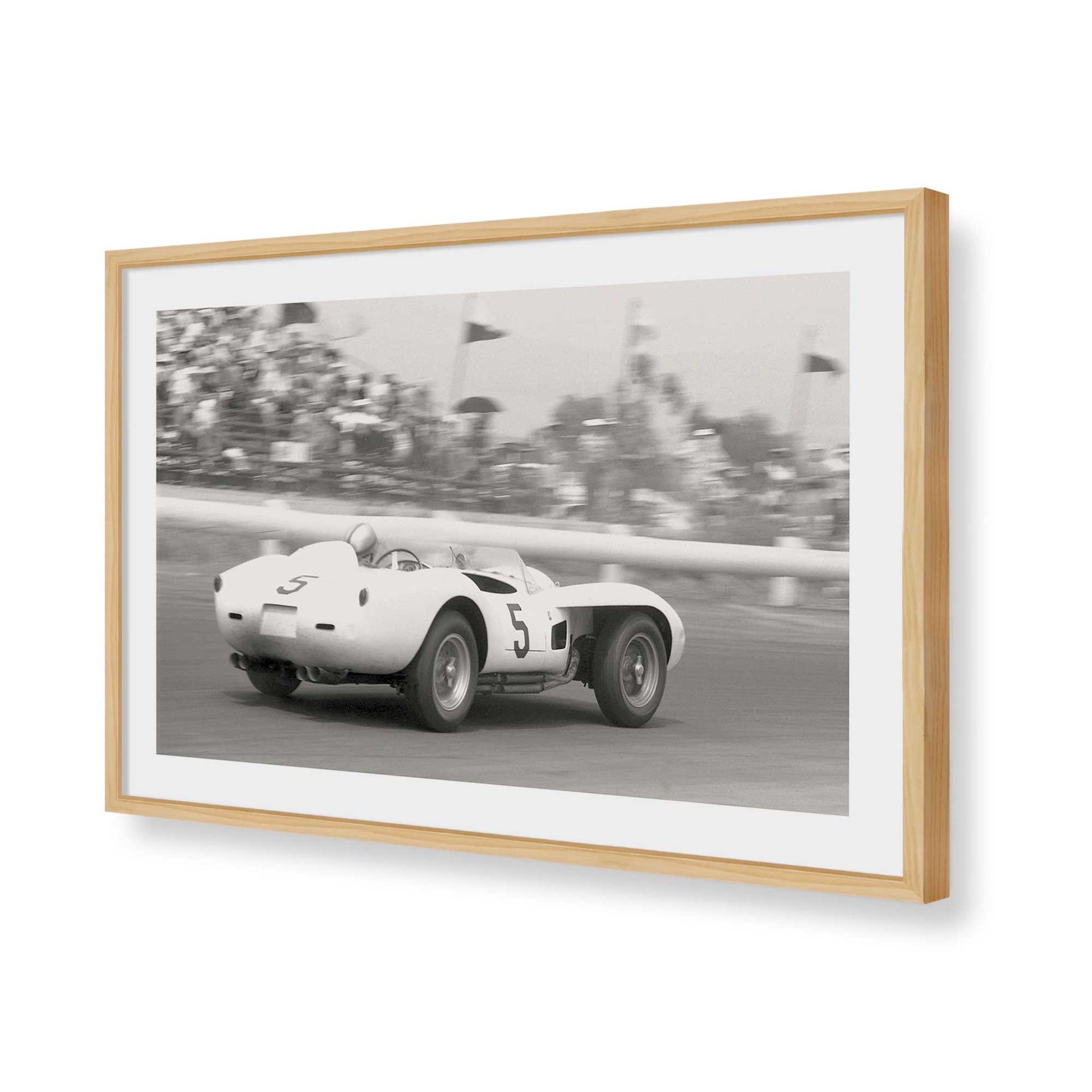 [Color:American Maple], Picture of art in a American Maple frame of the corner
