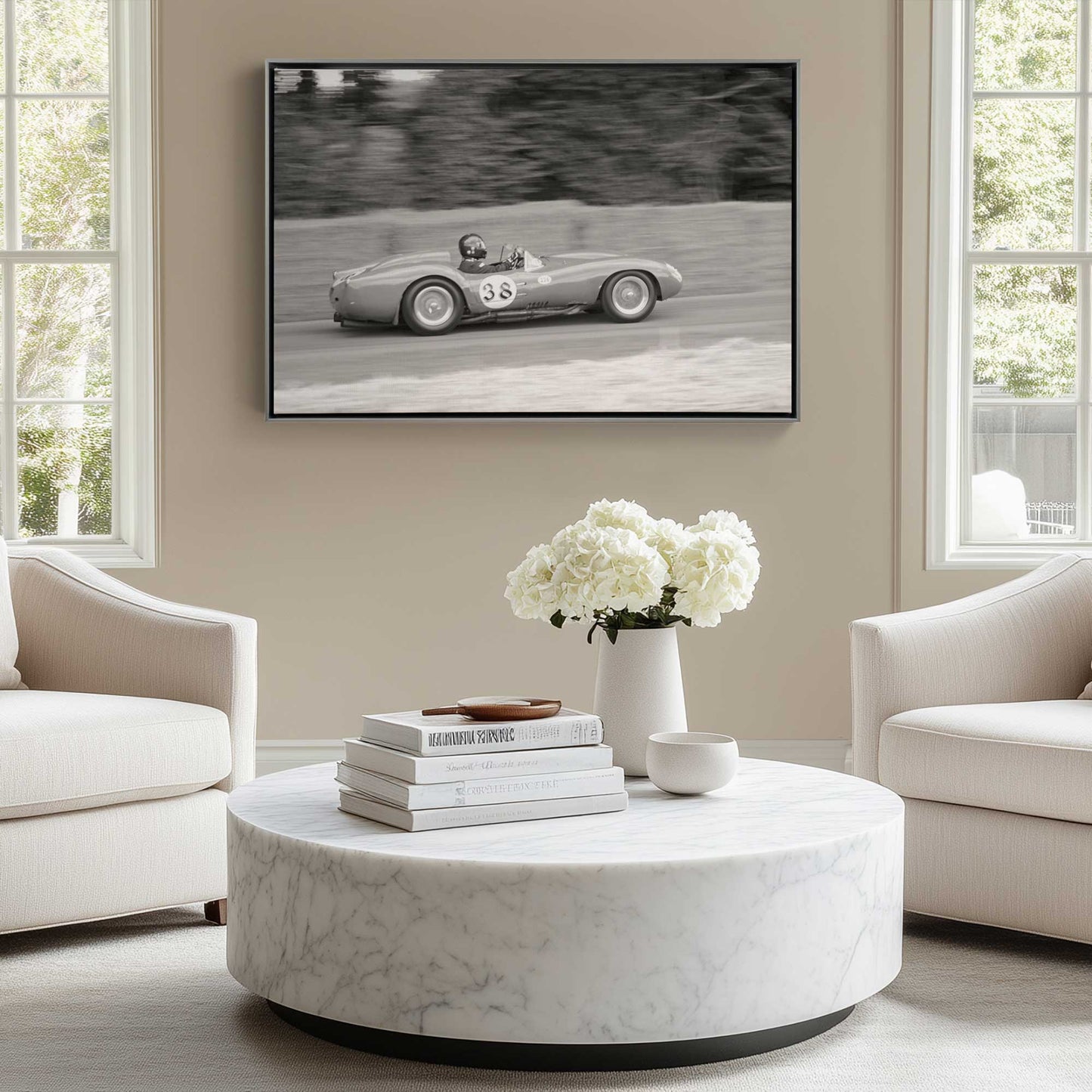 Picture of art in a room