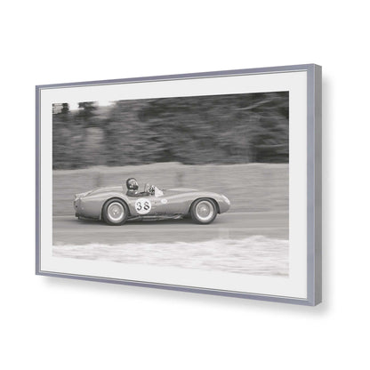 [Color:Polished Chrome], Picture of art in a Polished Chrome frame of the corner