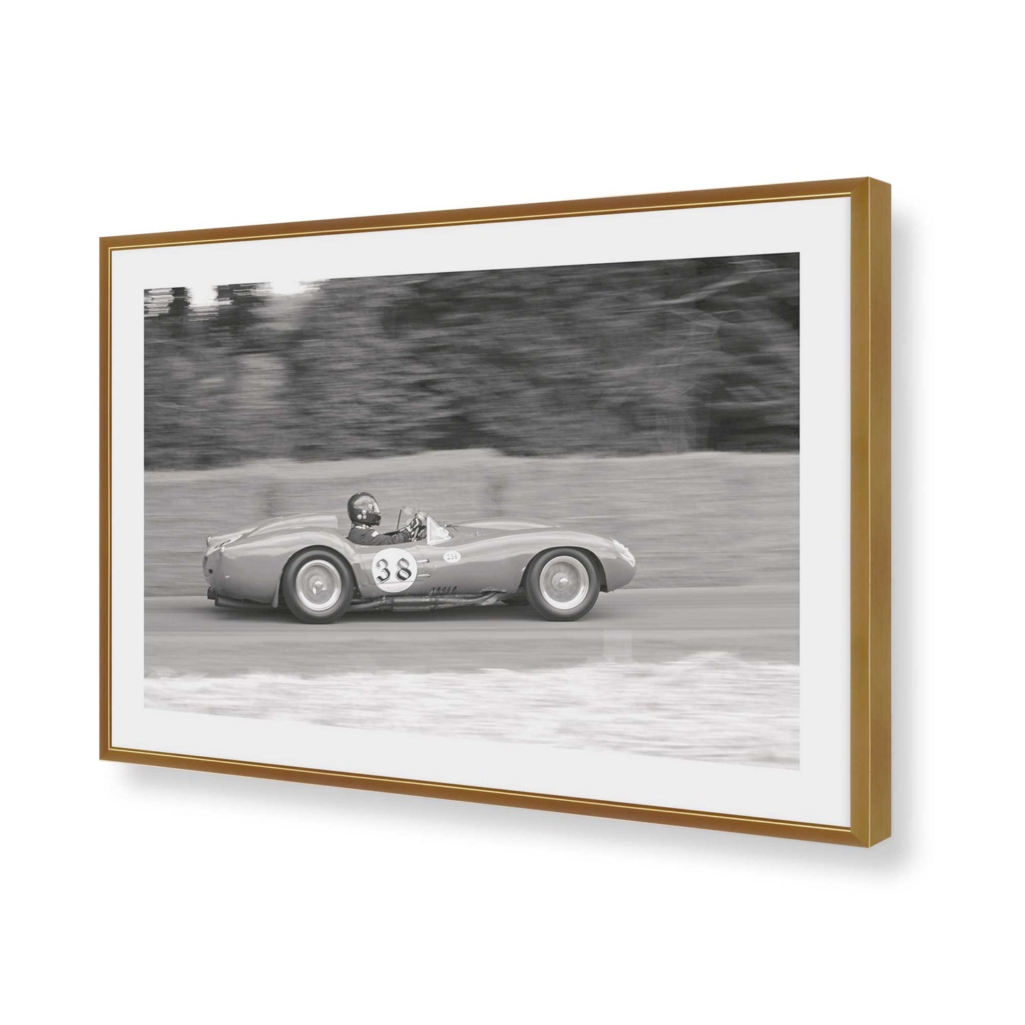 [Color:Polished Gold], Picture of art in a Polished Gold frame of the corner