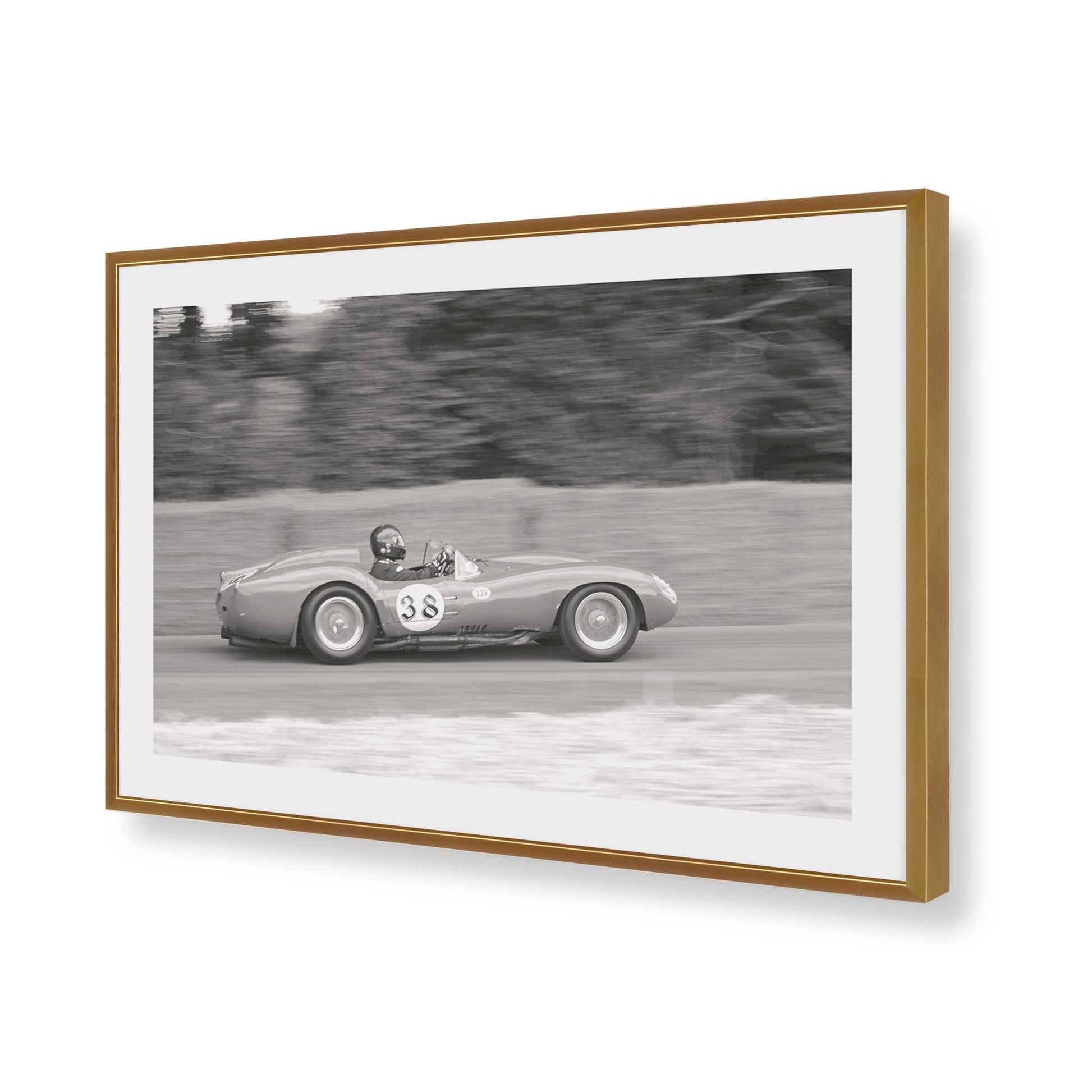 [Color:Polished Gold], Picture of art in a Polished Gold frame of the corner