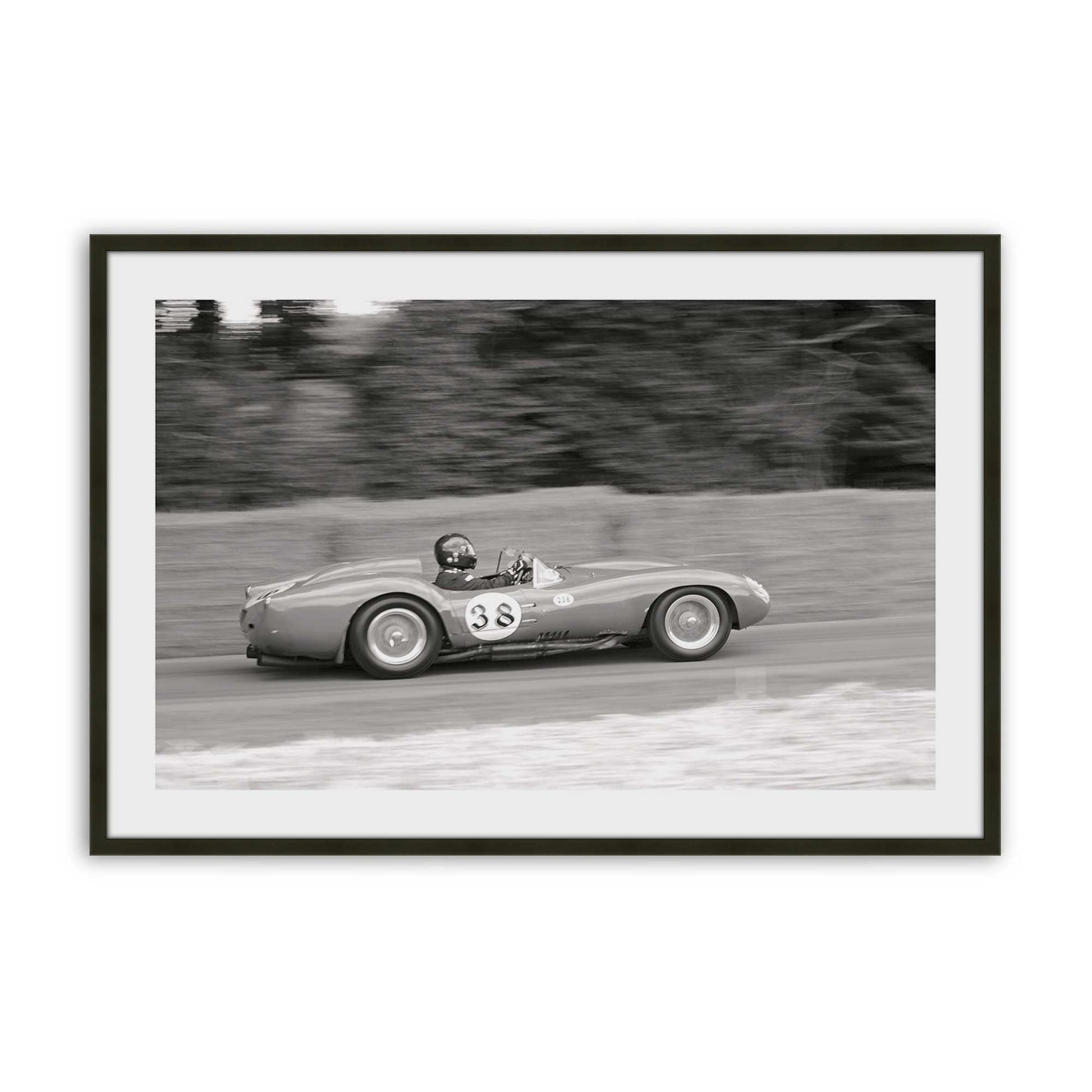 [Color:Satin Black], Picture of art in a Satin Black frame