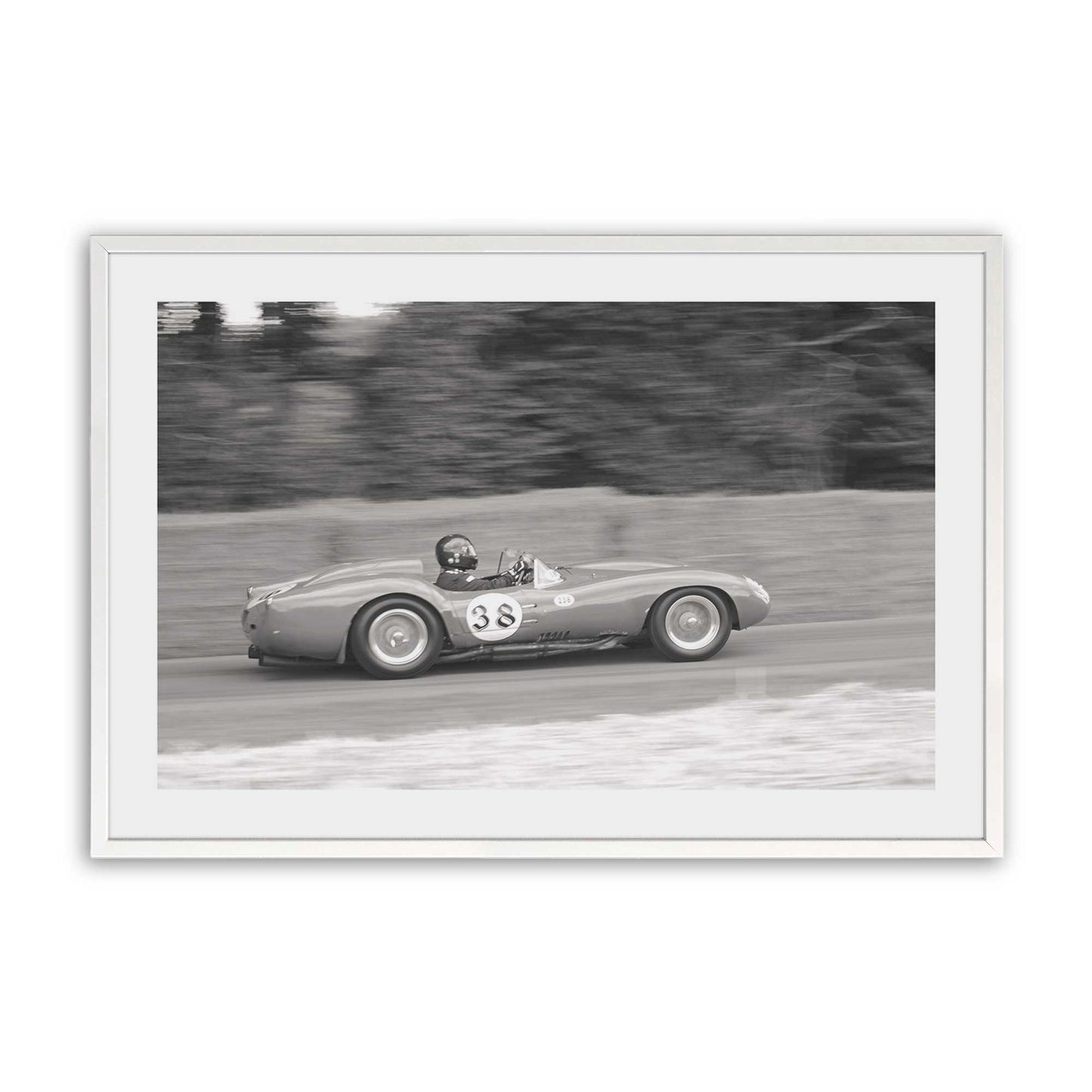 [Color:Opaque White], Picture of art in a Opaque White frame