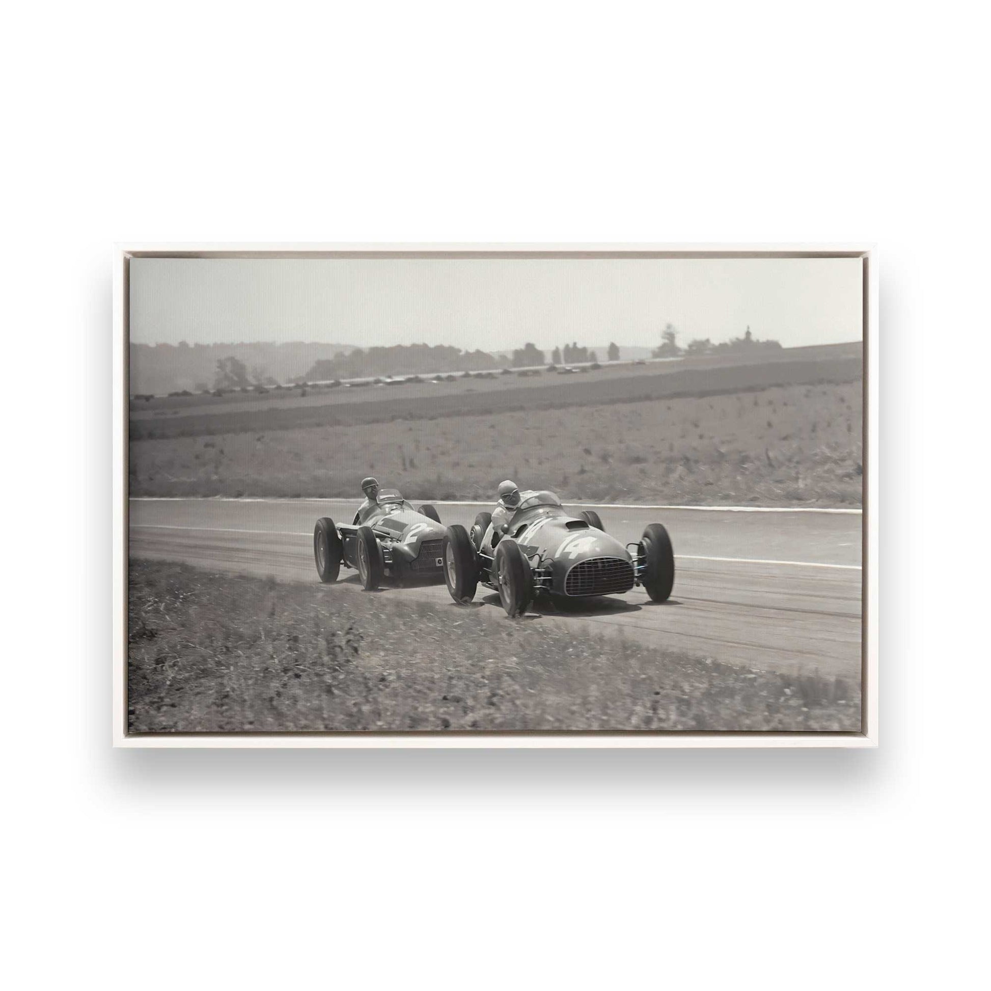 [Color:Opaque White], Picture of art in a White frame