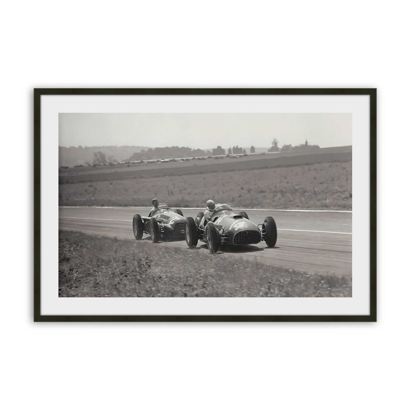 [Color:Satin Black], Picture of art in a Satin Black frame